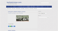 Desktop Screenshot of karikaturistan.com